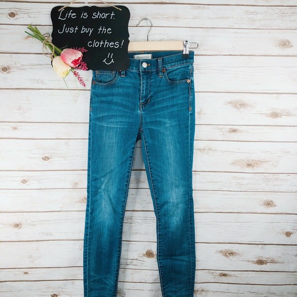 Madewell Denim - Madewell High Riser Skinny Jeans Size 25 Stretch**